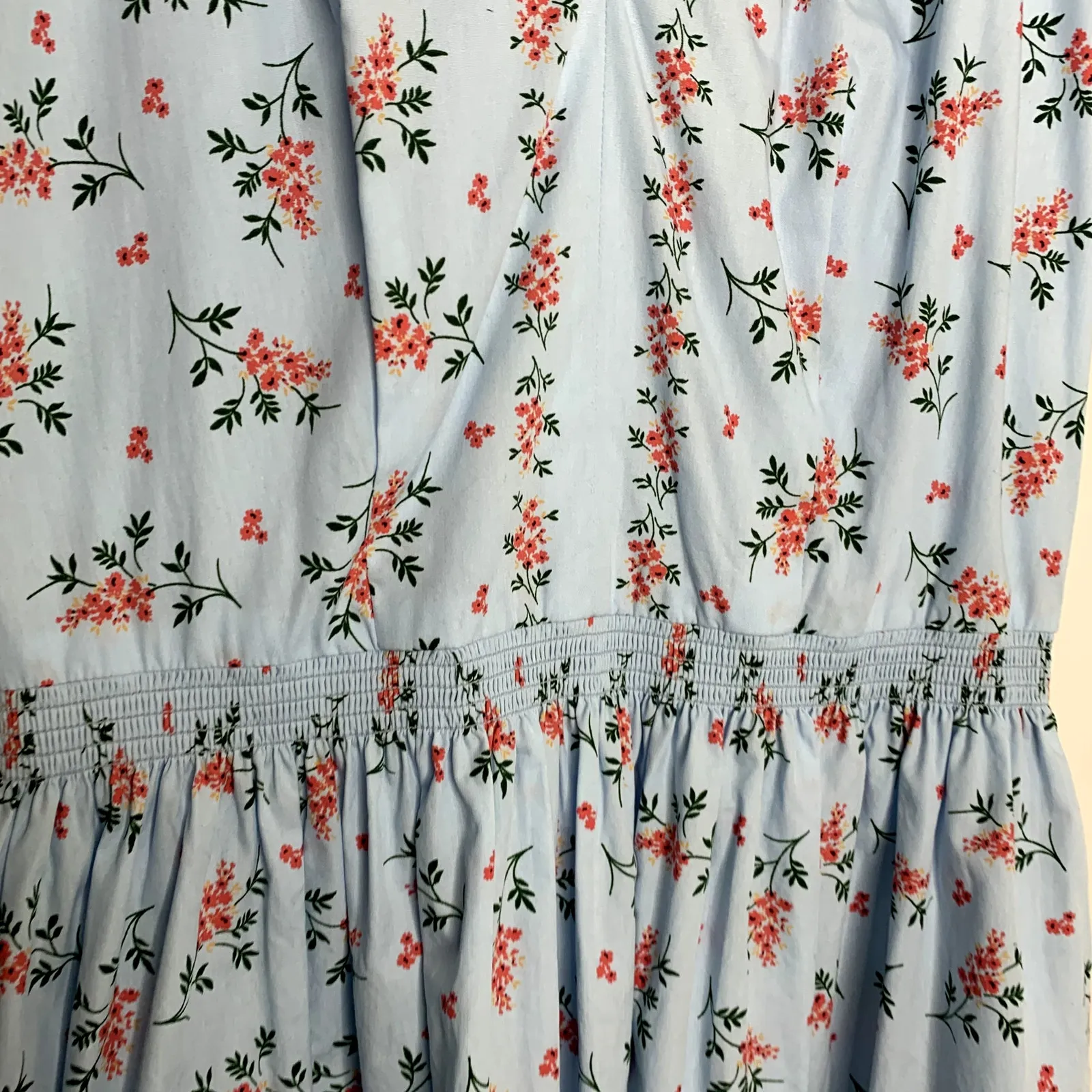 Gal Meets Glam Blue Cecily Floral Mini Dress Womens US 8 - Image 8