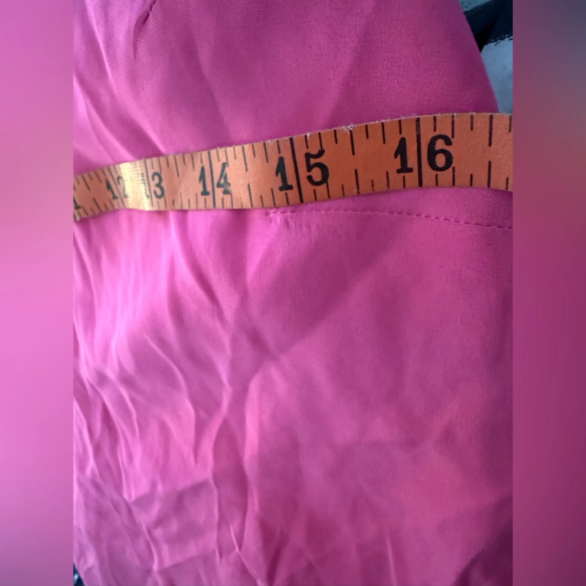 Madison Marcus Silk Pink Top with Black Lace Detail - Image 7