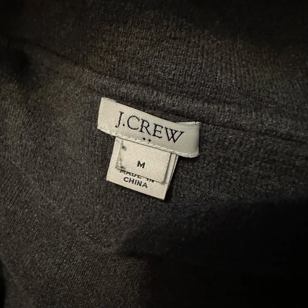 J. Crew Open-front sweater-blazer Grey H6915 Size M - Image 4