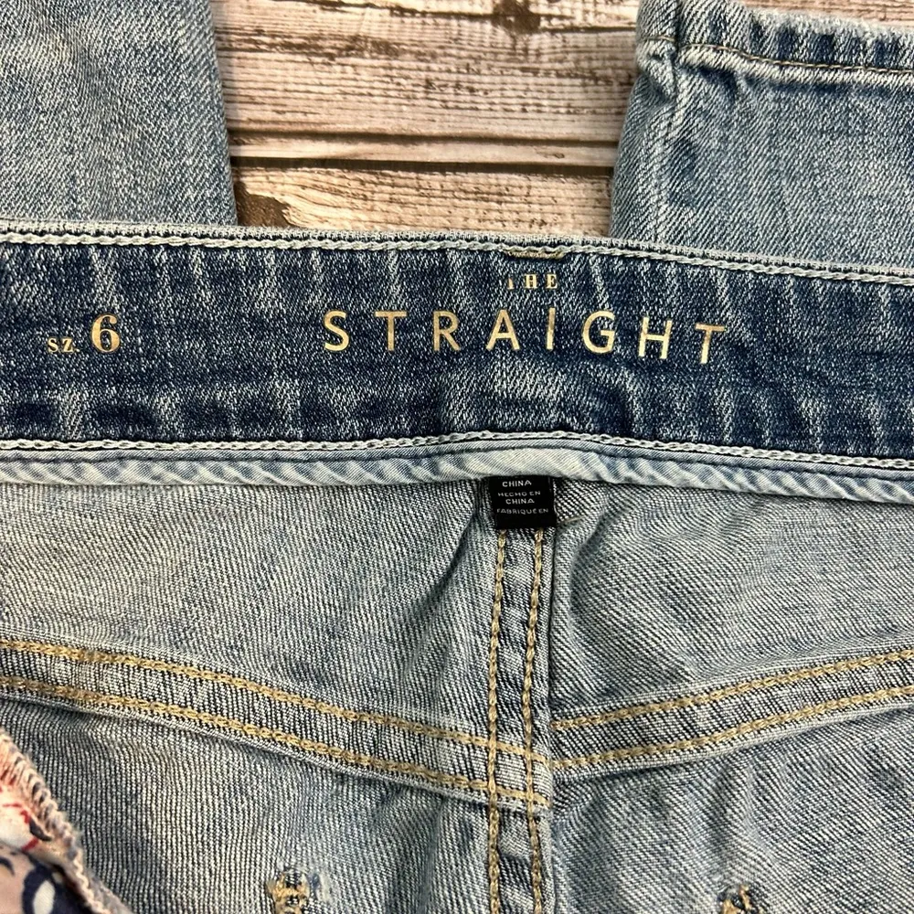 White House Black Market Blue Straight Leg Jeans - Image 7