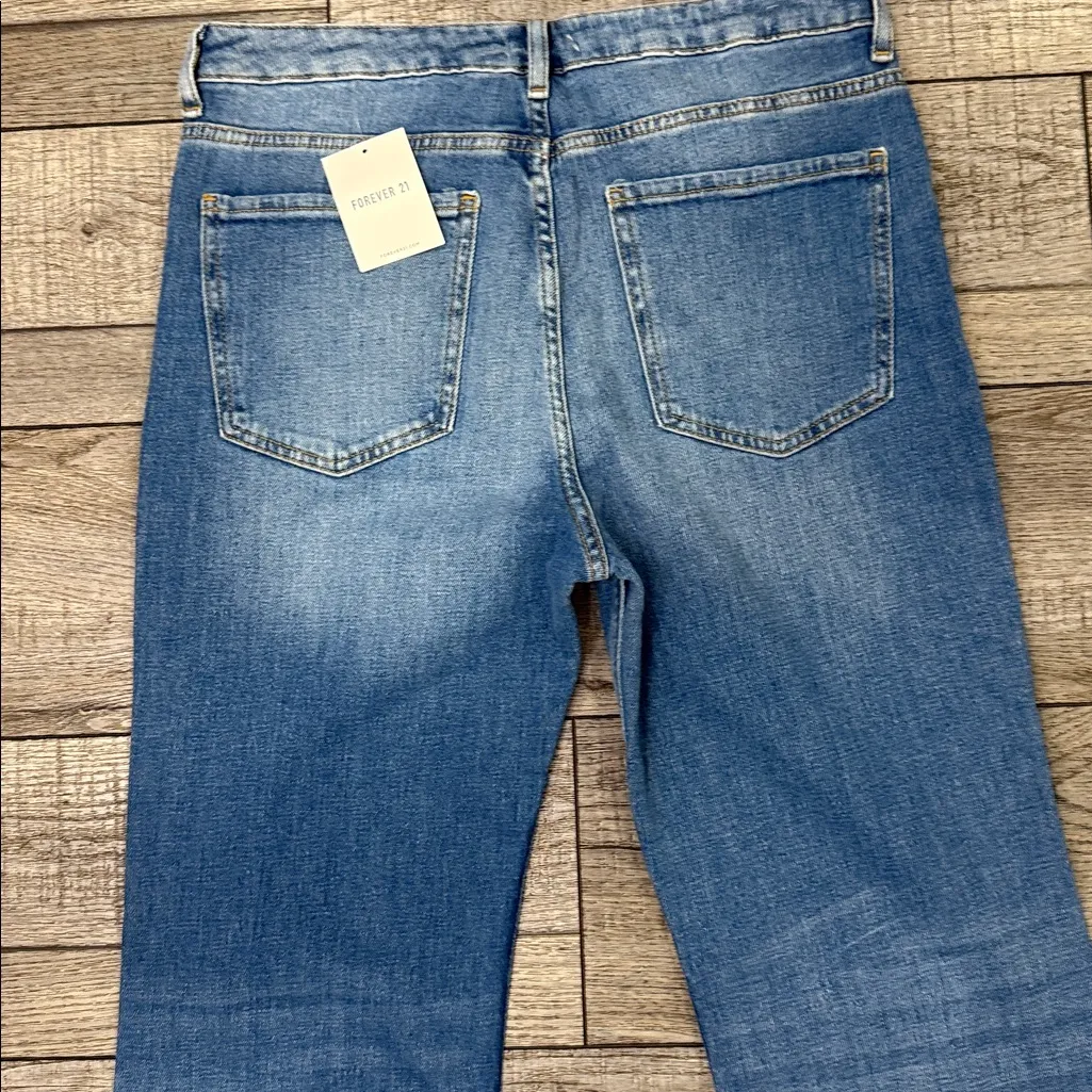 Forever 21 Medium Blue Denim Pants - Image 5