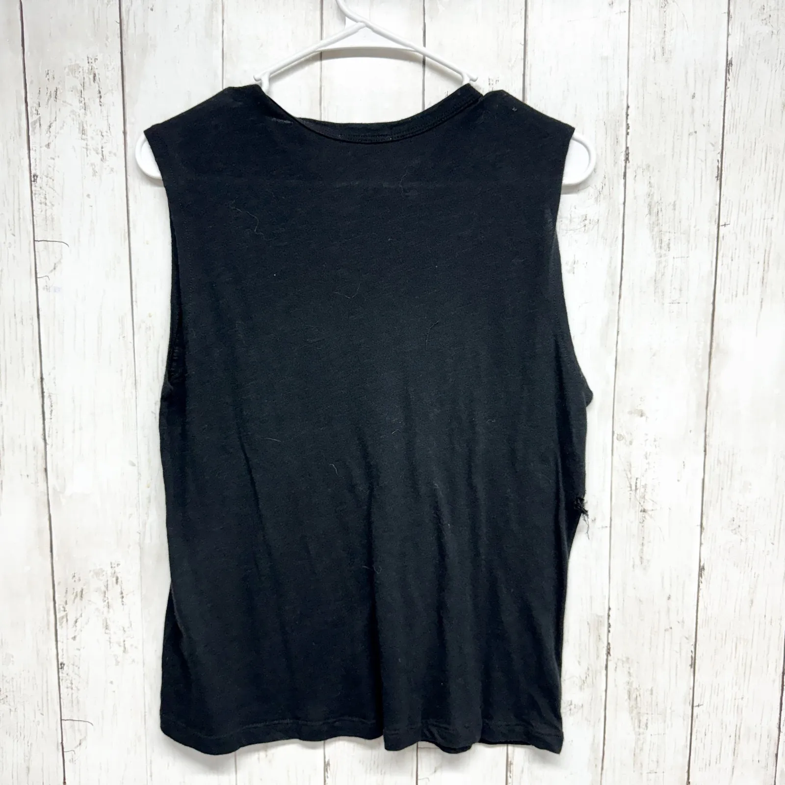 Buck Mason Shirt Women Size XS Black Slub Muscle Tank Top Basic Staple Casual - Image 7