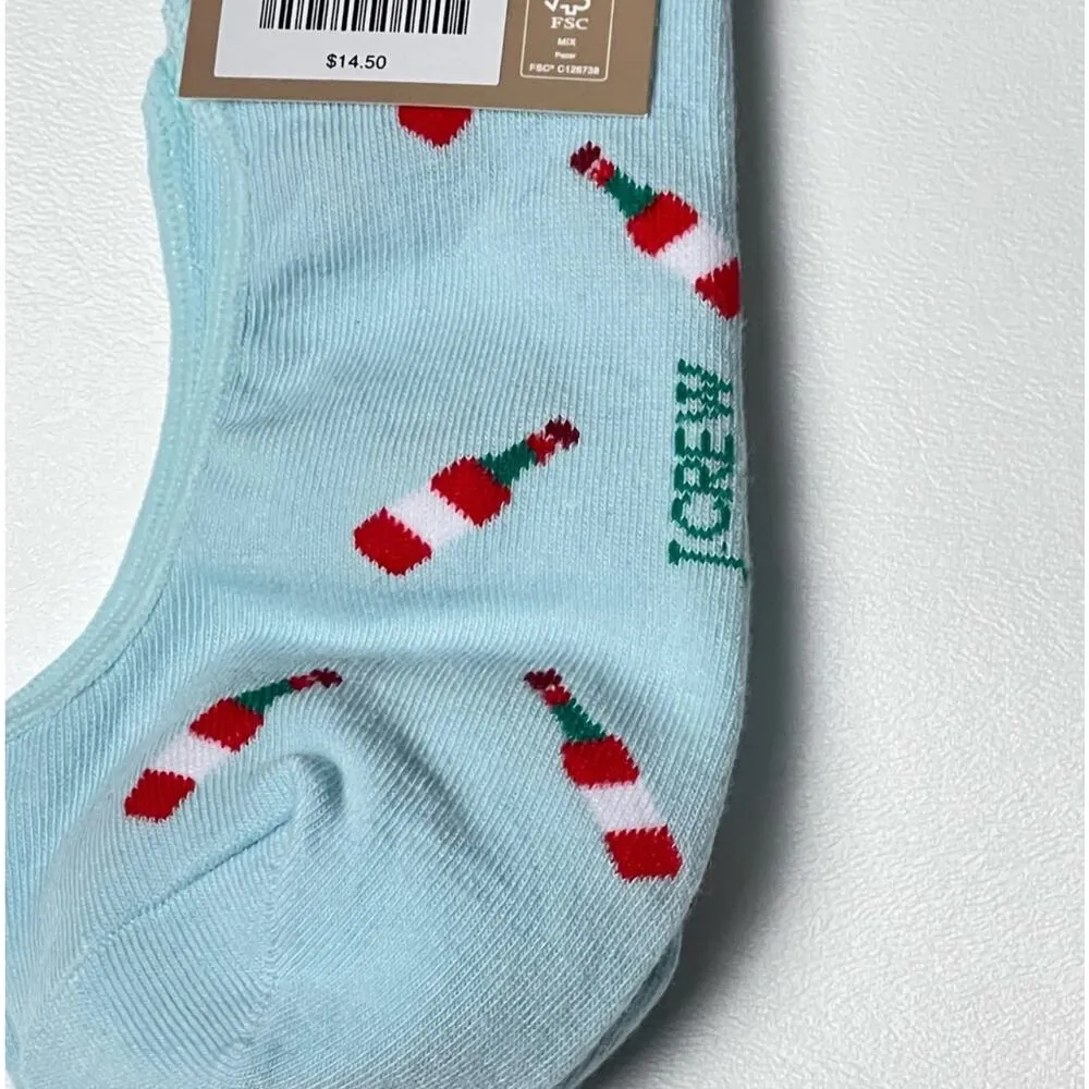 J.Crew Women's Graphic Design  No Show Ankle Socks OS  NWT - Image 3