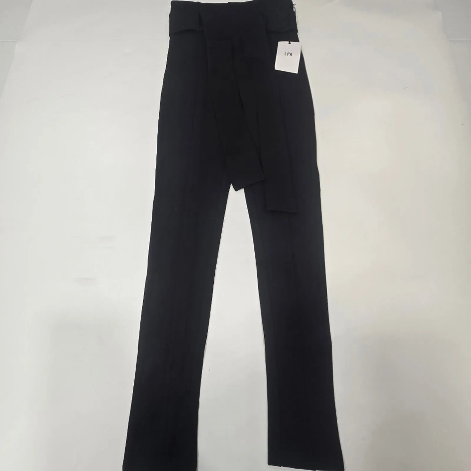 LPA High Waist Belted Legging in Black XXS - Image 3