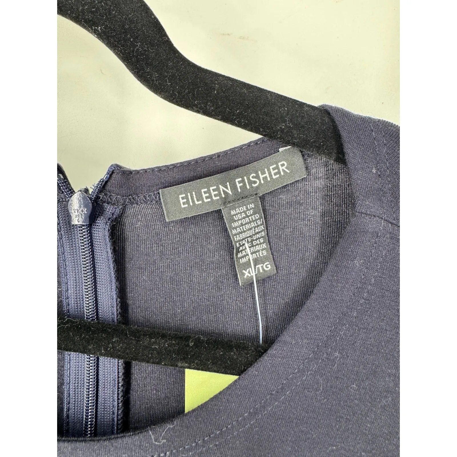 EILEEN FISHER Jumpsuit Wide Leg Cropped Short Sleeve Pockets Jersey Knit Black - Image 4