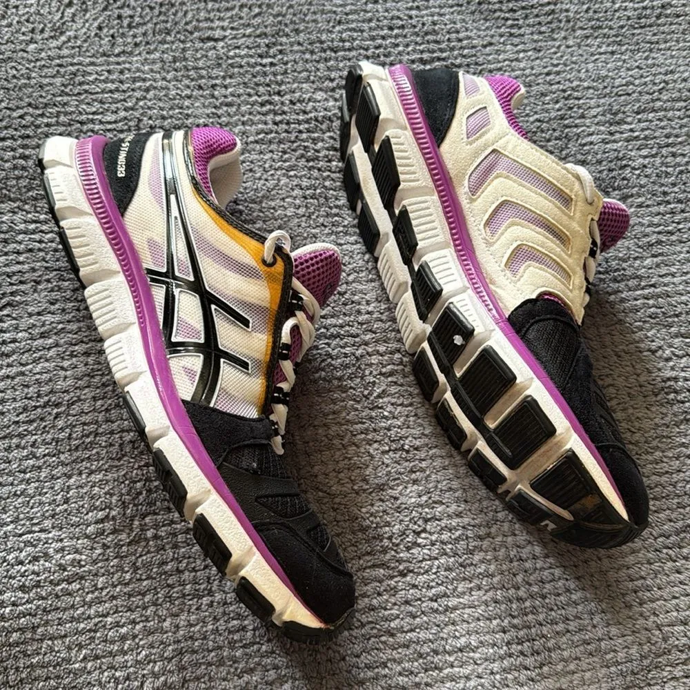 Asics Gel-Sting33 Multicolor Suede Mesh Running‎ Sneakers Size 8 - Image 3