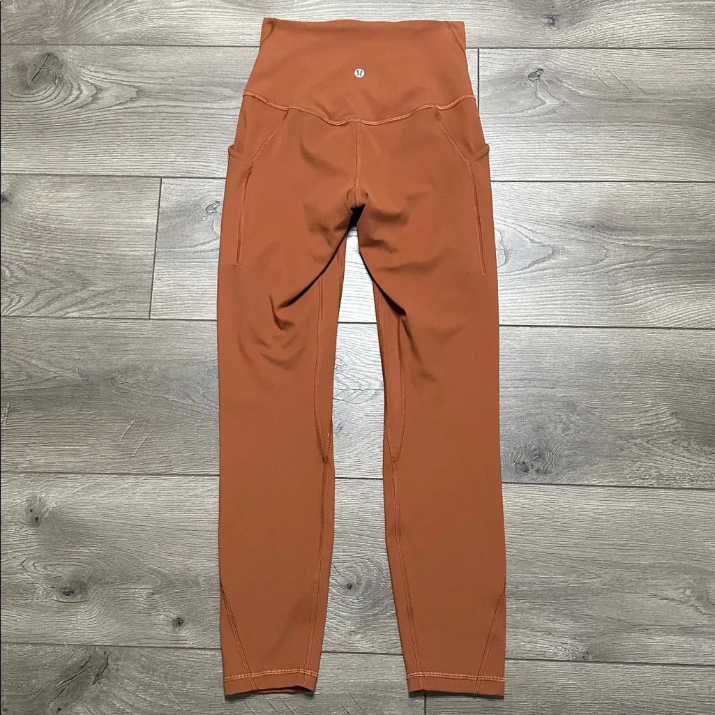 Lululemon Align High-Rise With Pockets 25" Sable Leggings Size 4 - Image 4