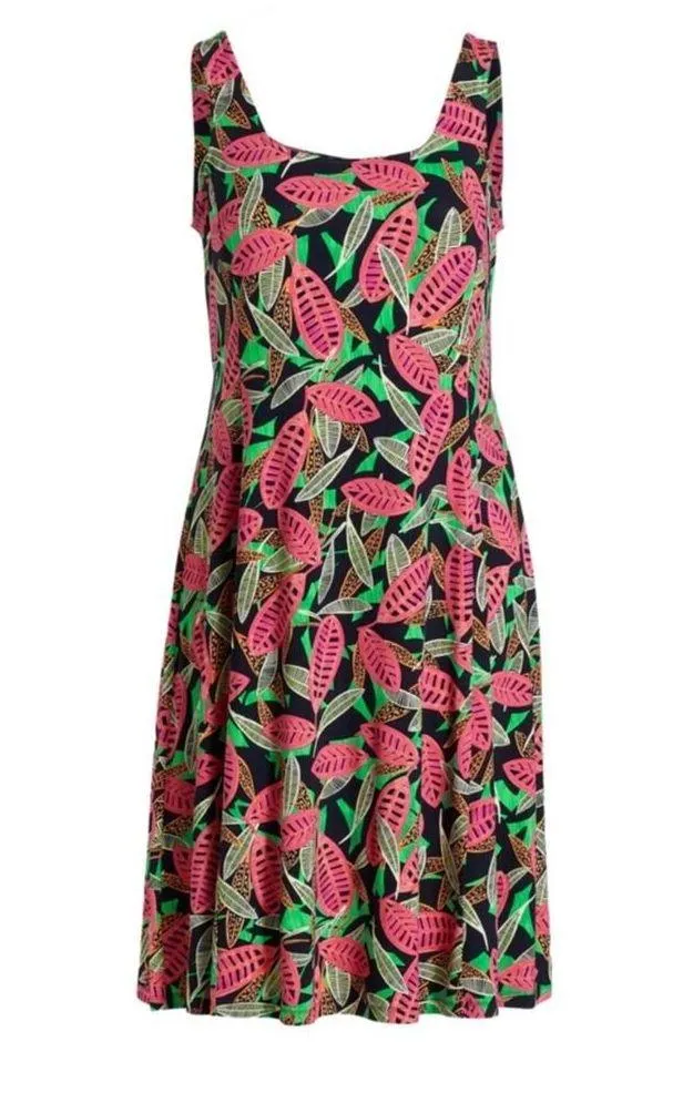 Nic+Zoe Colorful Canopy Dress Women's XS Extra Small Sleeveless Casual - Image 4