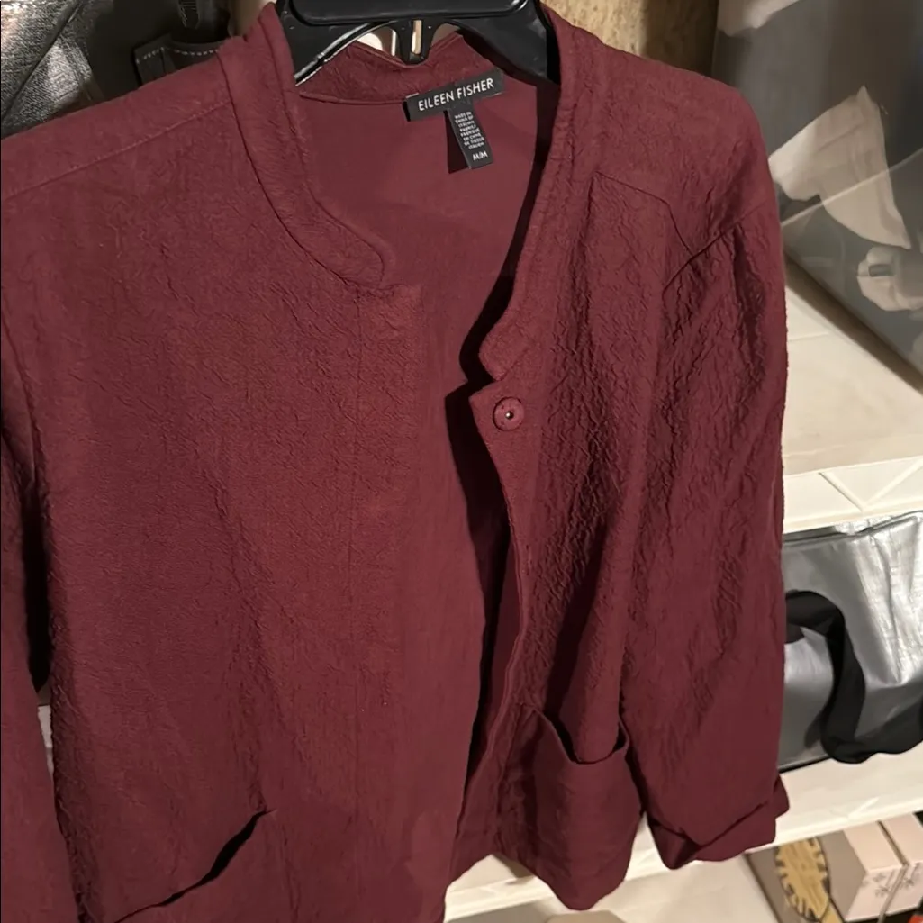 Eileen fisher organic cotton medium jacket - Image 4