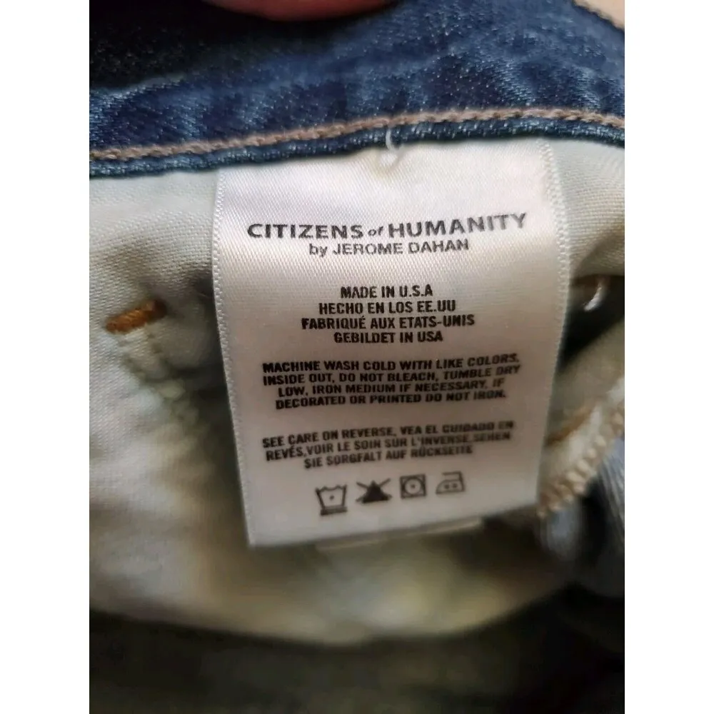 Citizens of Humanity Jean Skirt Women 28" Denim Mini Jerome Dahan Made In USA Blue Size undefined - Image 5