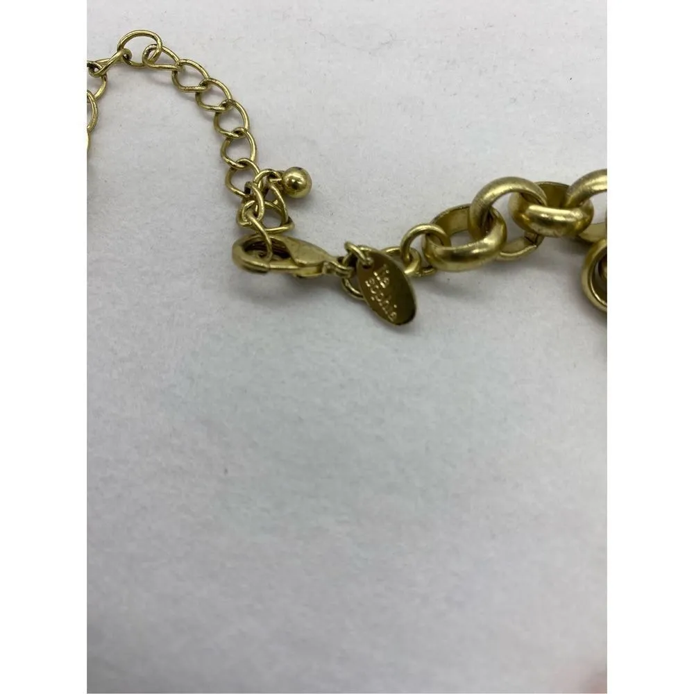 Lia Sophia multi colored stone statement necklace dual string - Image 6