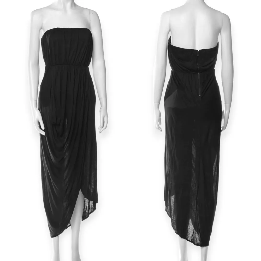 Alice + Olivia | 4 / S | Stacey Bendet Air Tulip Strapless Silk Blend Maxi Dress - Image 5