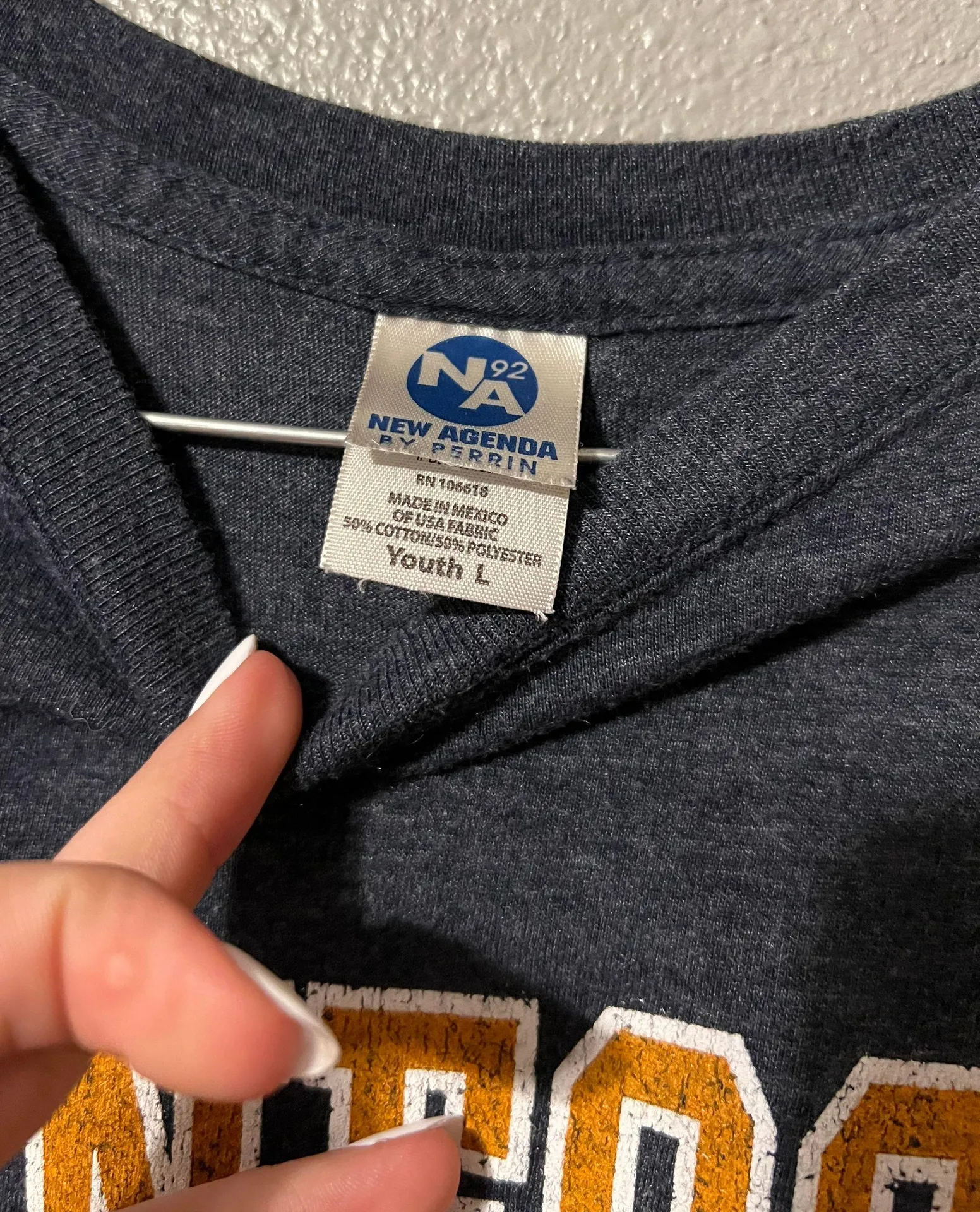 Tennessee Football Tee Gray Size XS - Image 2