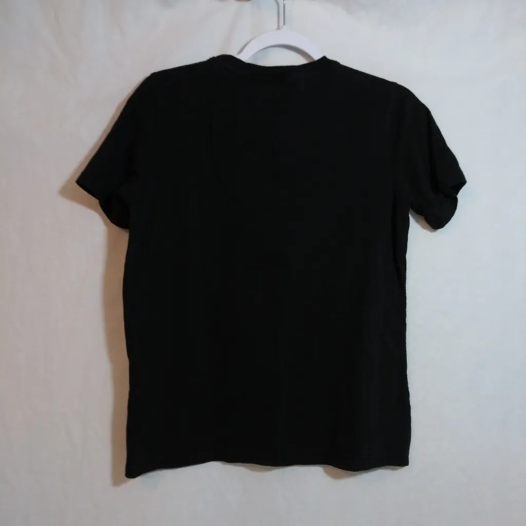 Superdry Black Suika Graphic Tee with Vibrant Dragon Bling Rhinestone Size Small - Image 8