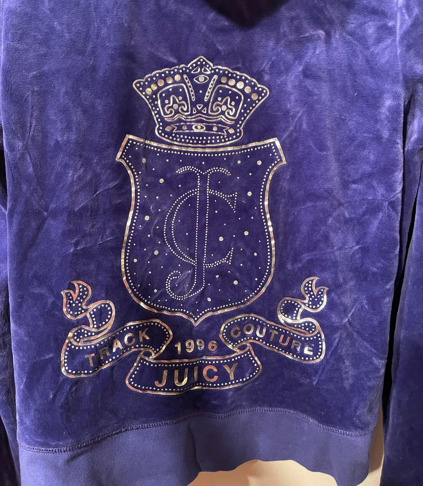 Juicy Couture Velvet Tracksuit Jacket - Image 5