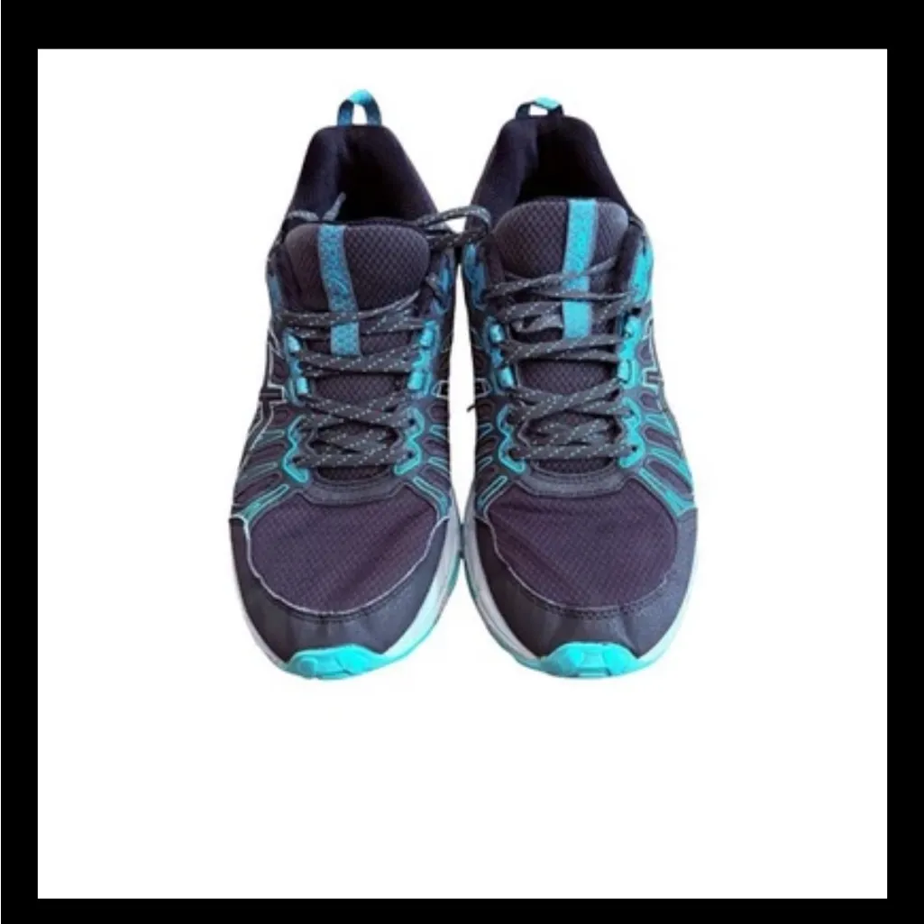 ASICS Gel Venture 7 Women’s Gray Blue Trail Running Shoes Size 8.5 W Sneakers - Image 5