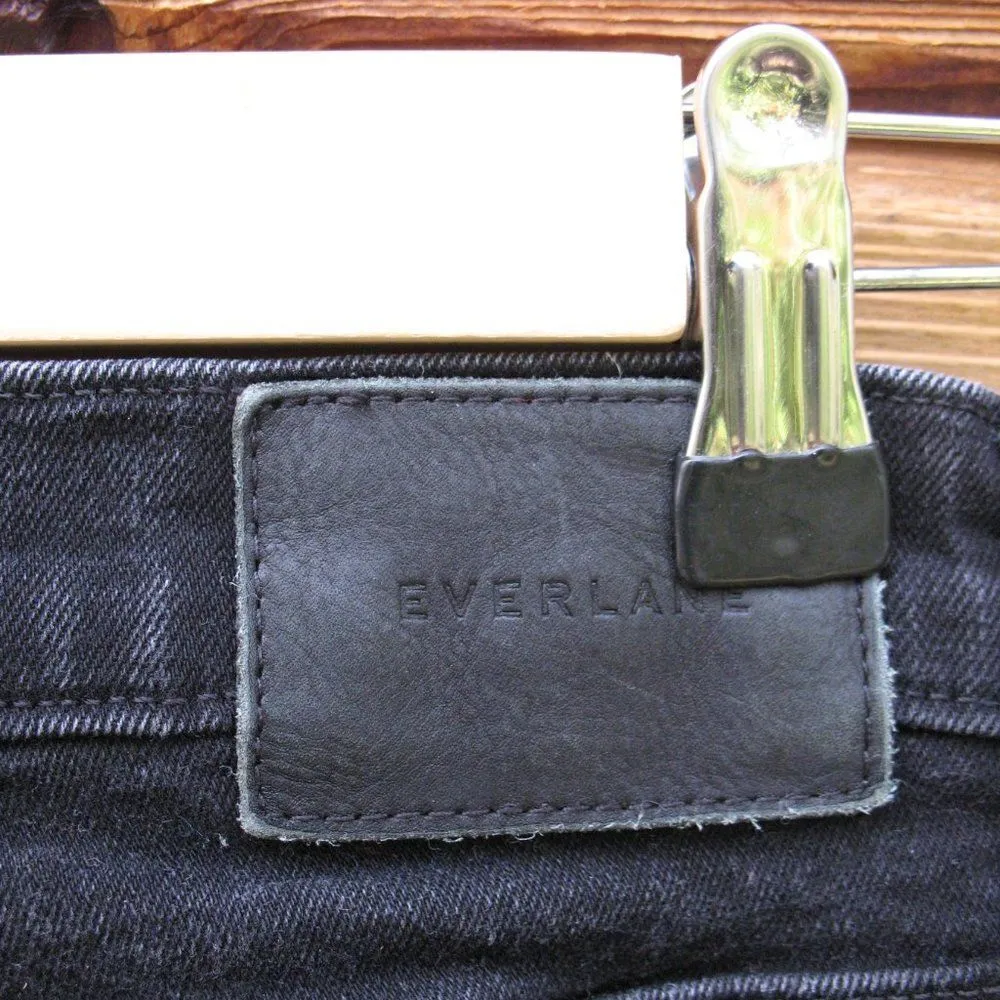 Everlane Black Slim Straight  Cigarette Ankle Jeans - Image 8