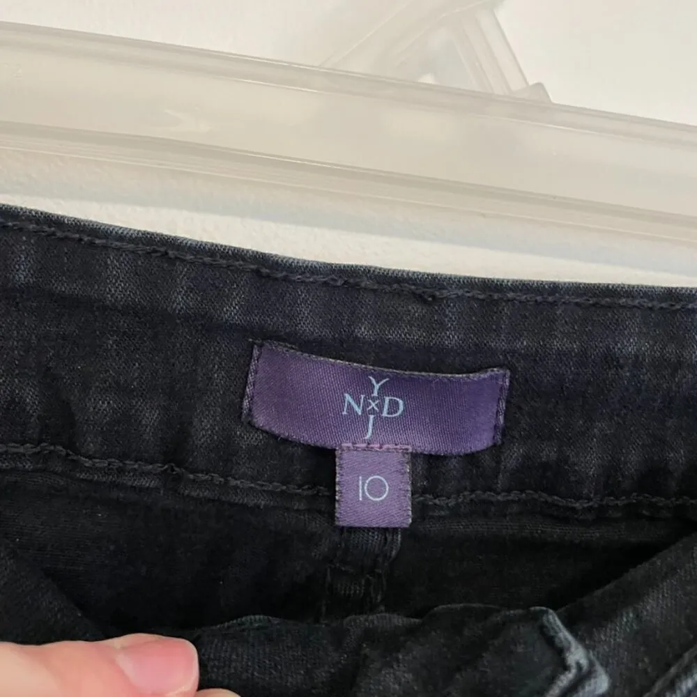 NOT YOUR DAUGHTERS JEANS NYDJ Barbara Bootcut Jeans Dark Wash Five Pocket sz 10 - Image 6