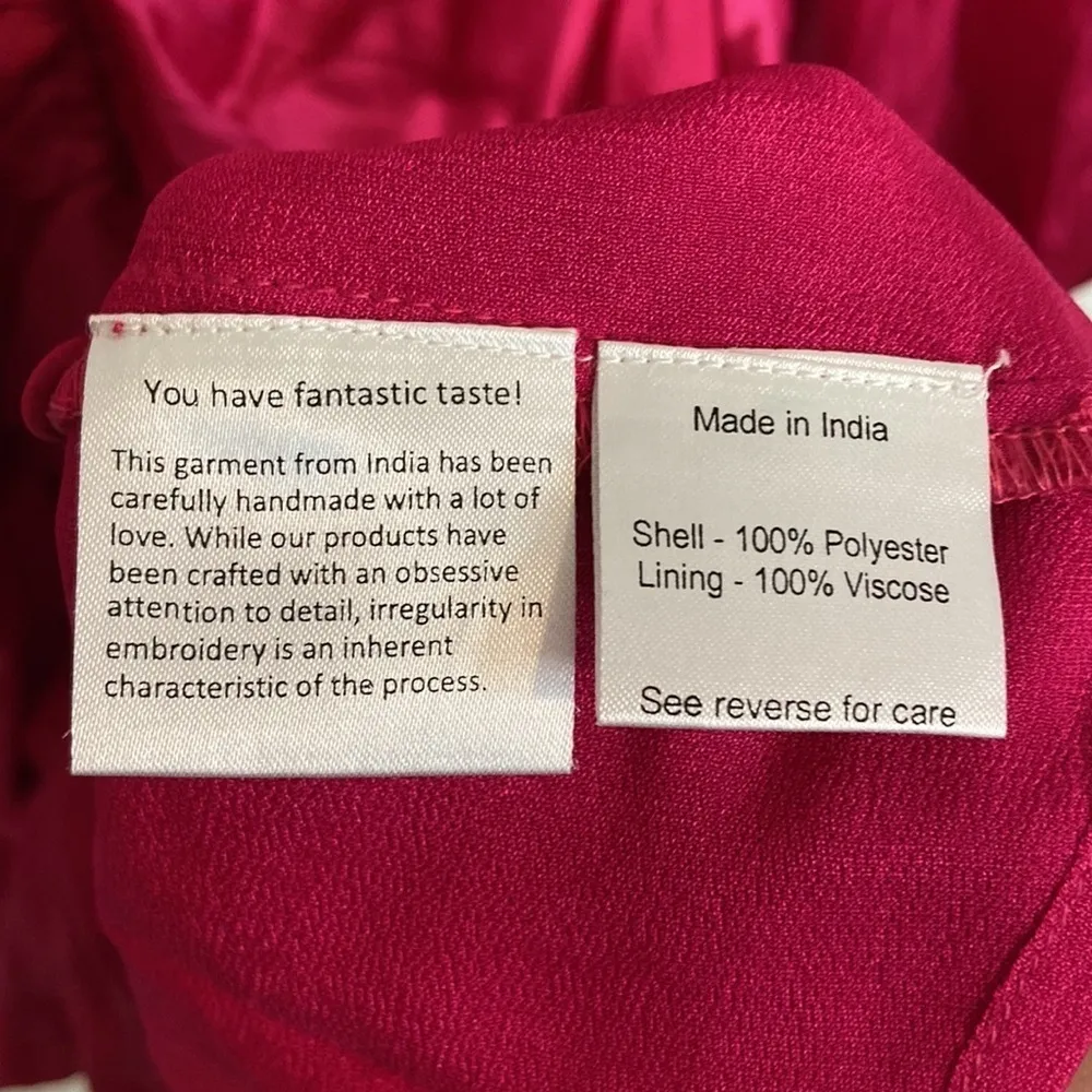 Rococo Sand x Revolve Poppy Mini Dress Magenta XS Pink - Image 4