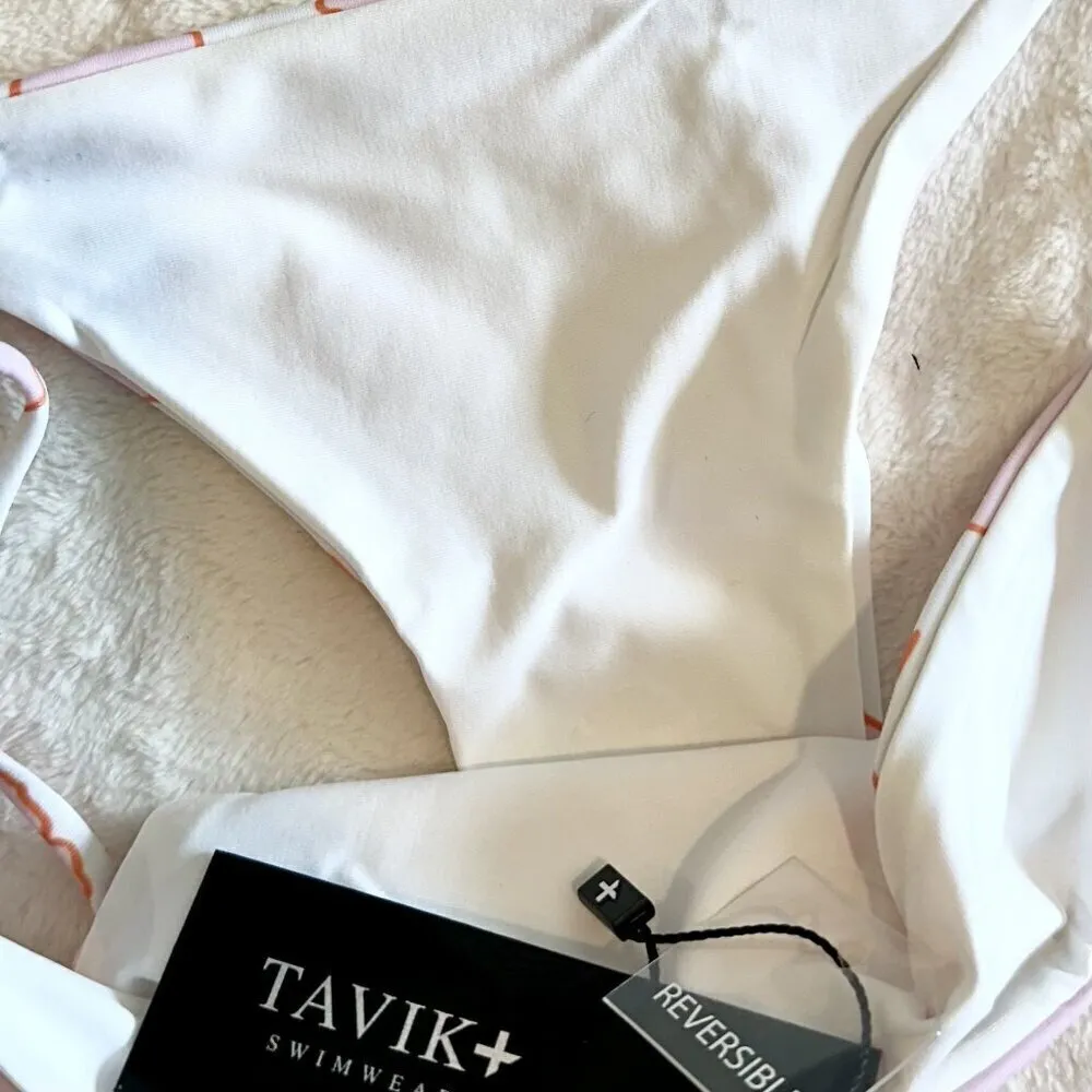NWT Tavik Jax Tie Side Swim Bottom in Belle Lilac Snow - Image 3