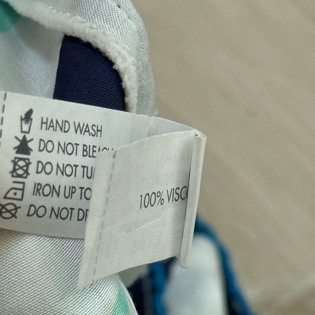 NWT Poupette St. Barth Isabelle Viscose Satin Short Jumpsuit | Blue Marguerite S - Image 8