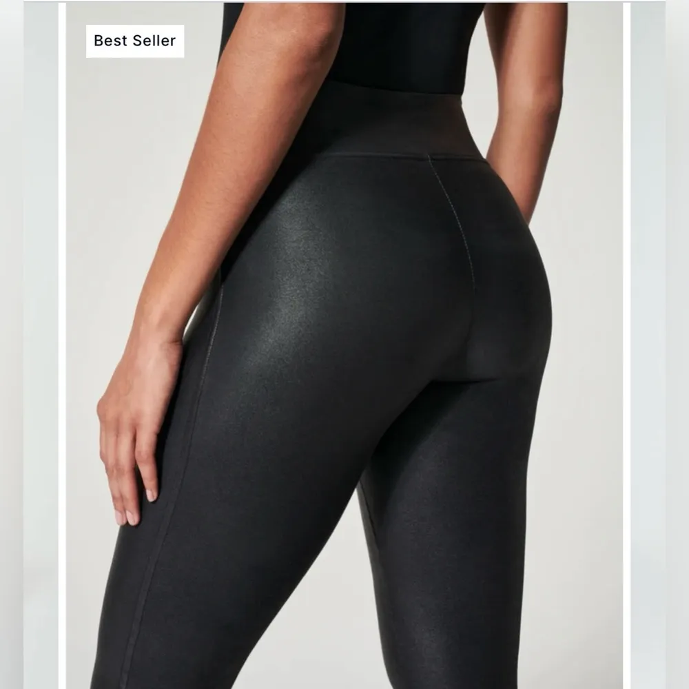 shape™ Faux Leather Leggings - Image 3