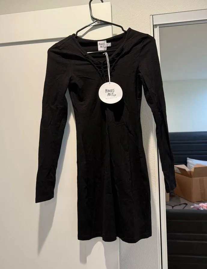 Zola Mini Dress Black - Image 5