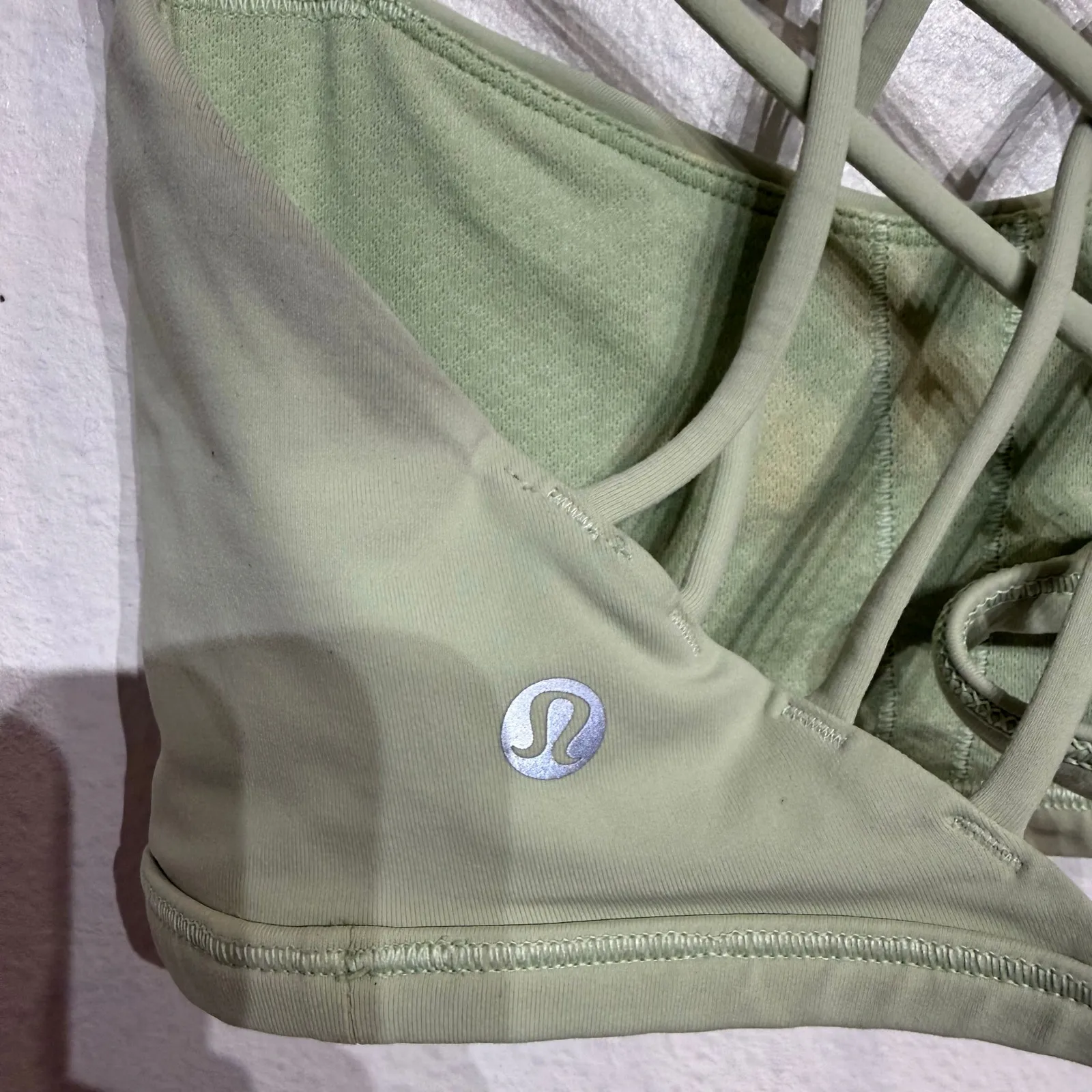 Lululemon Citra Lime Free To Be Serene Sports Bra Sz 8 - Image 10