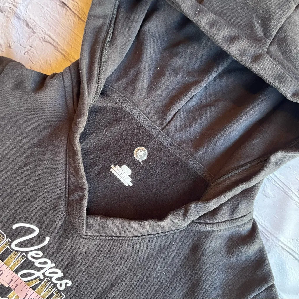 Las Vegas Golden Knights Hockey Women's Hoodie Sweatshirt Large NHL Pullover Black - Image 4