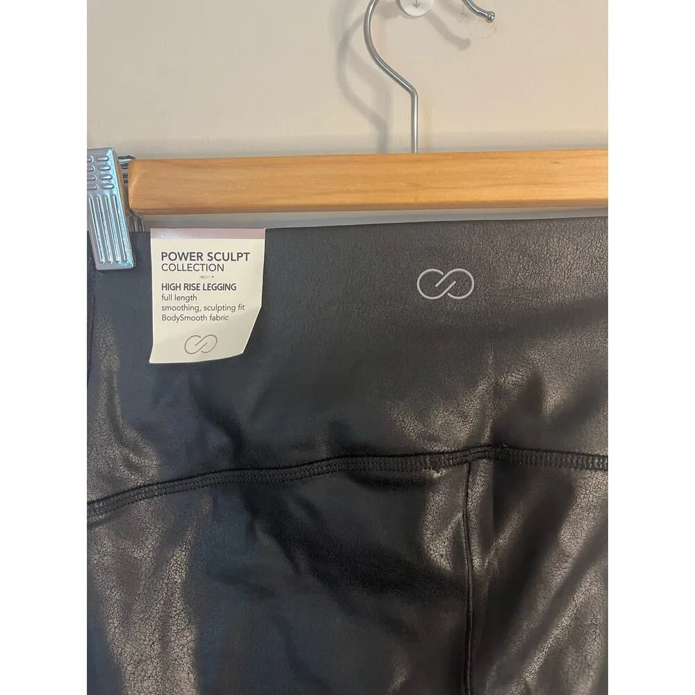 NWT CALIA by Carrie Underwood Women's S Power Sculpt Faux Leather Leggings - Image 9