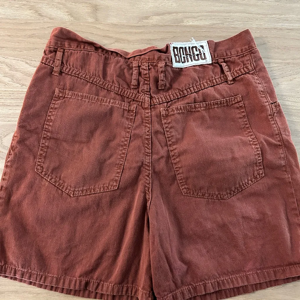BONGO Burnt Orangy red Cargo Shorts - Image 3