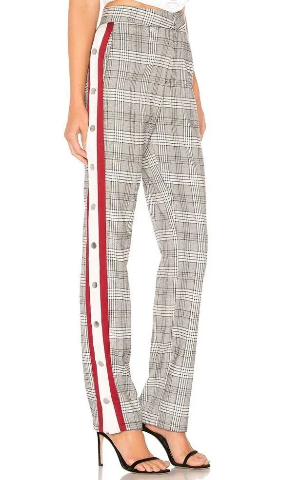 Lovers + Friends NWT  Tailored Snap Track Pants - Image 2