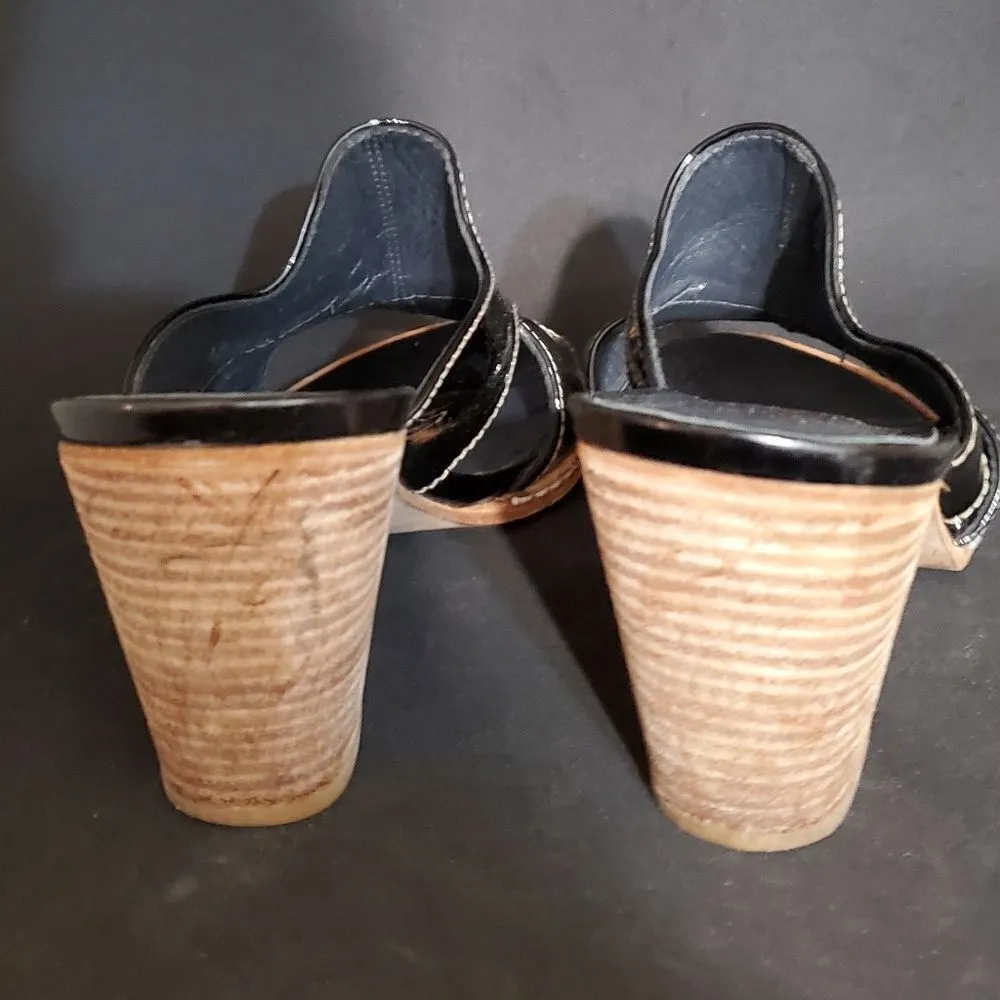 Stuart Weitzman Black Patent Leather Heels (9.5) - Image 4