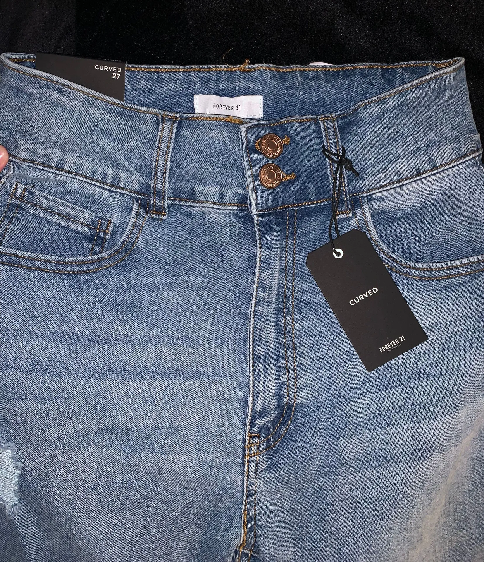 Forever 21 High-Rise Curved Fit Jegging - Image 2