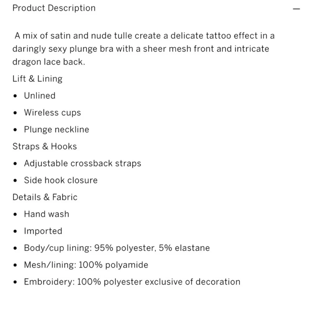 Victoria's Secret Black Lace Dragon Tattoo Bralette with Silk Trim - Image 4