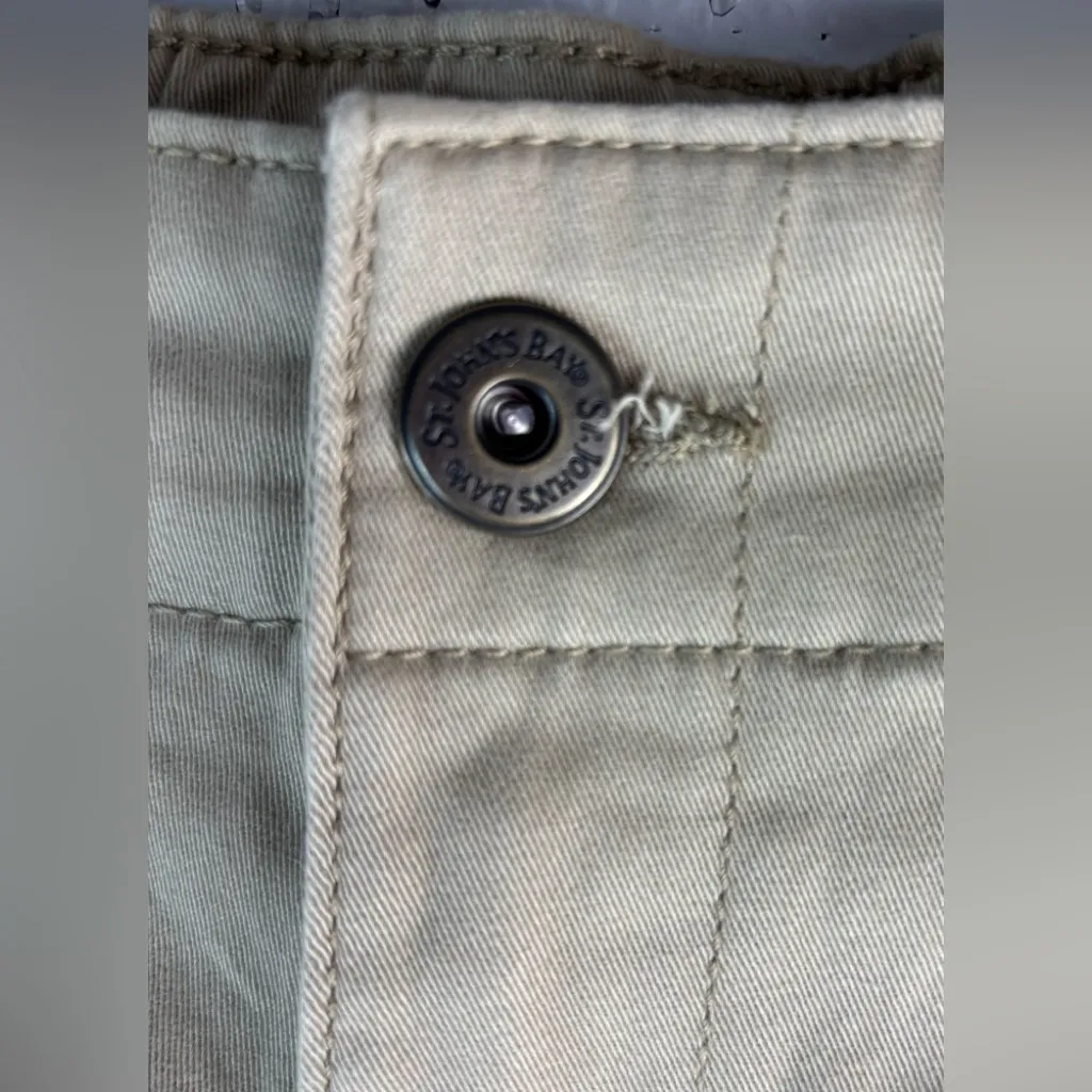 St. John’s Bay 18 Safari Pocketed Khaki Pants - Beige - Image 5