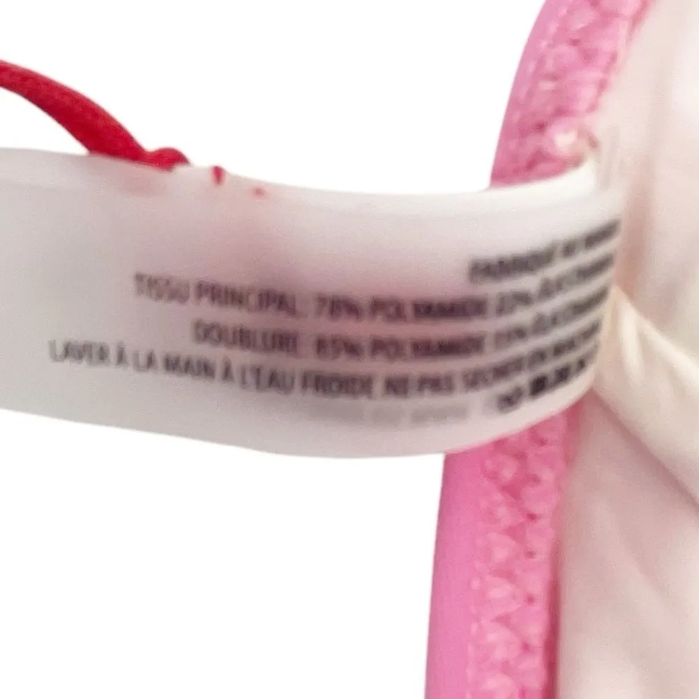 NWT Solid & Striped Reagan Swim Top Bubblegum Pink Halter Bikini Top Size XL - Image 10