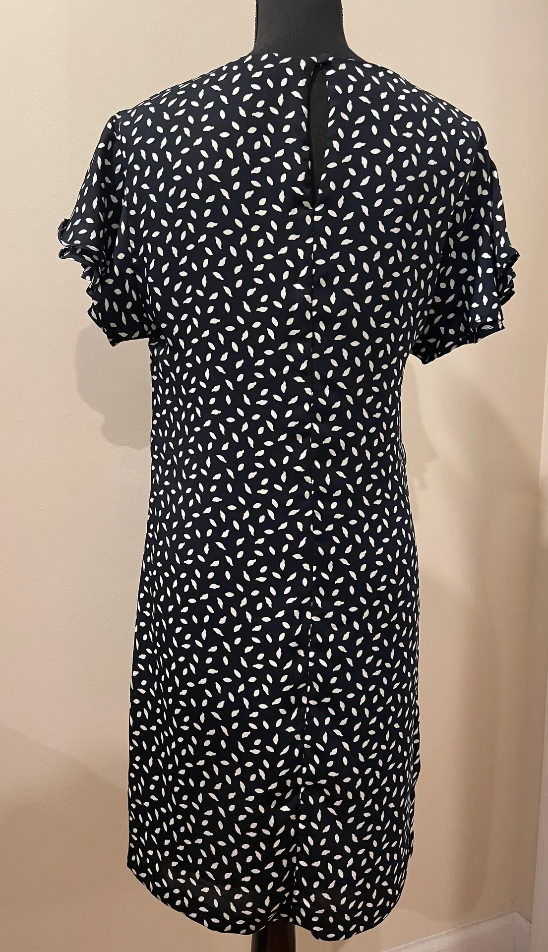 Navy Blue Speckled Dress - Image 3