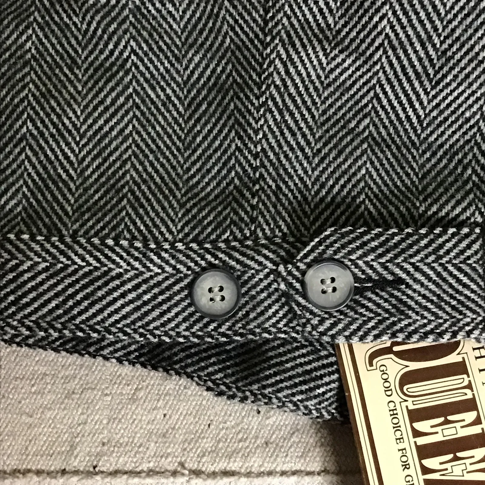 Nothing but a squeeze Women Tweed cropped button down Collared Jacket SZ.Lrg NWT Brown Size L - Image 6