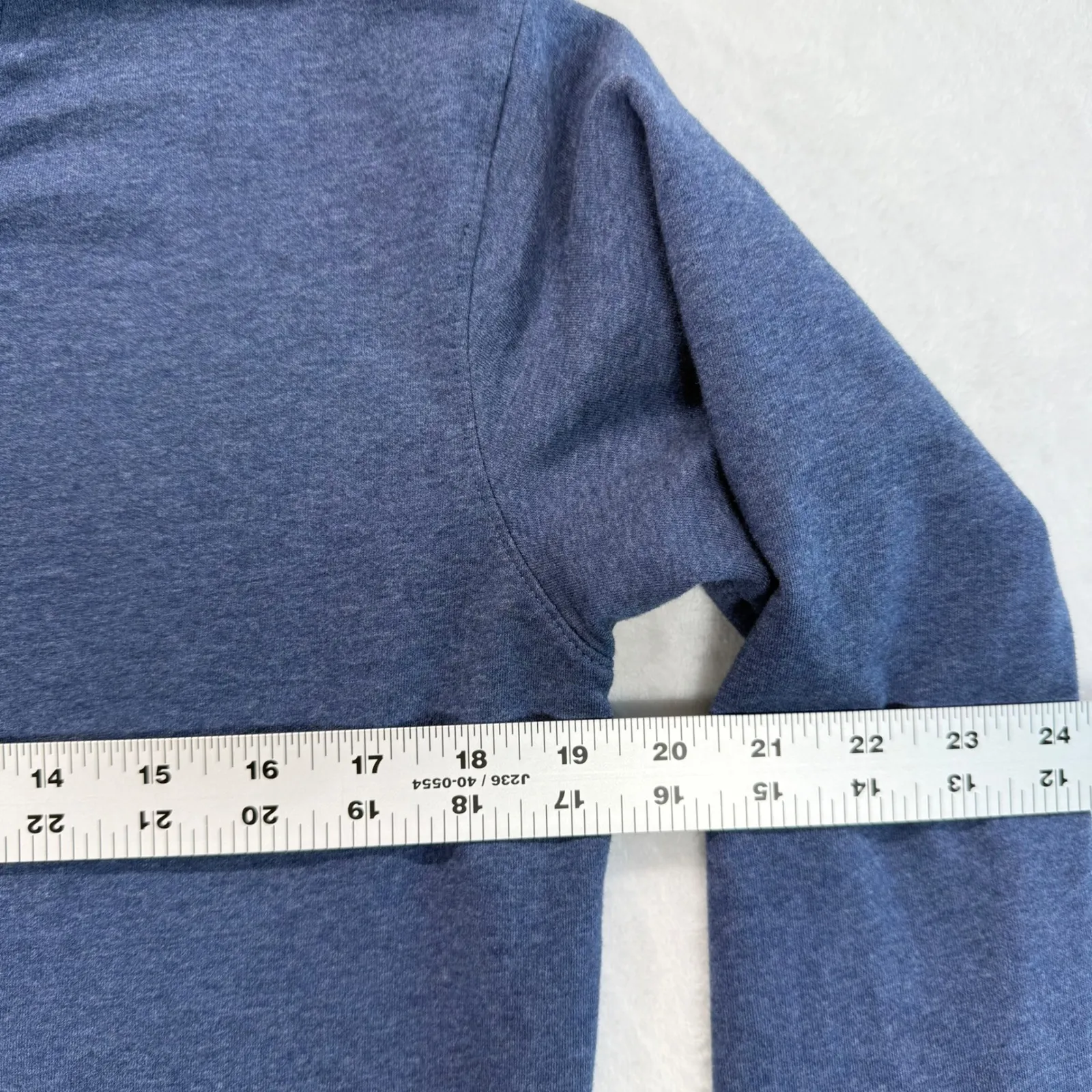 Frank & Eileen Tee Lab Sweatshirt Hi-Low Hem Casual Comfy Blue XS - Image 2