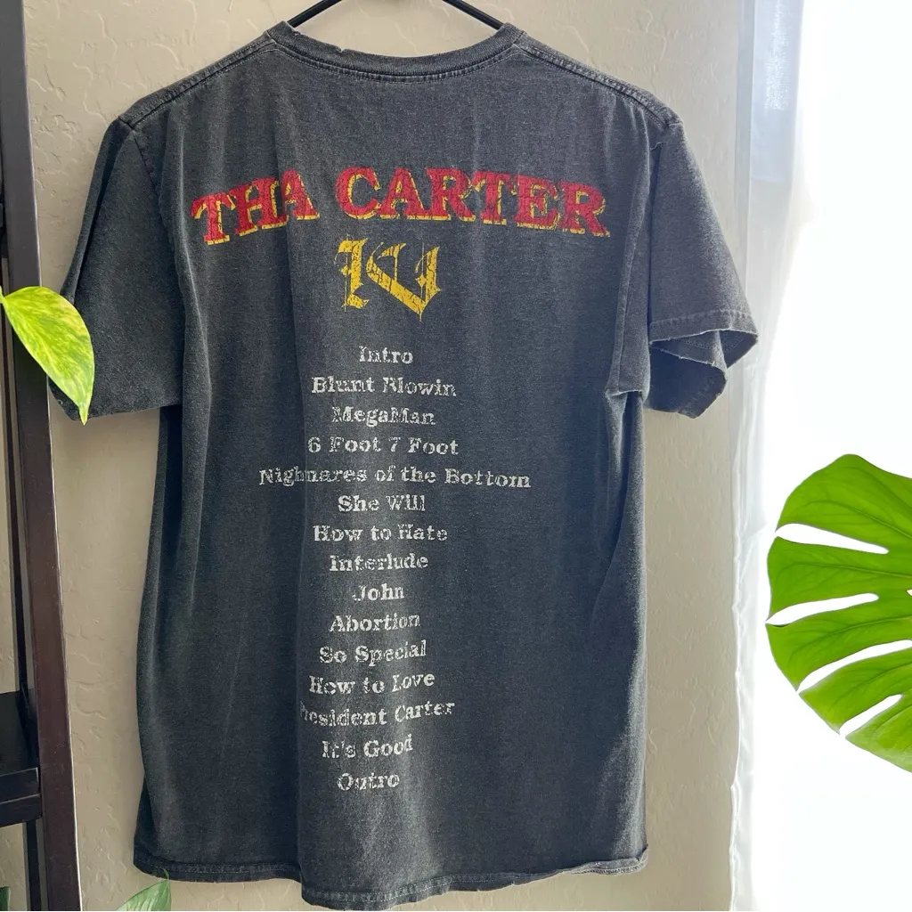 Lil Wayne Tha Carter Graphic Tee Gray - Image 7