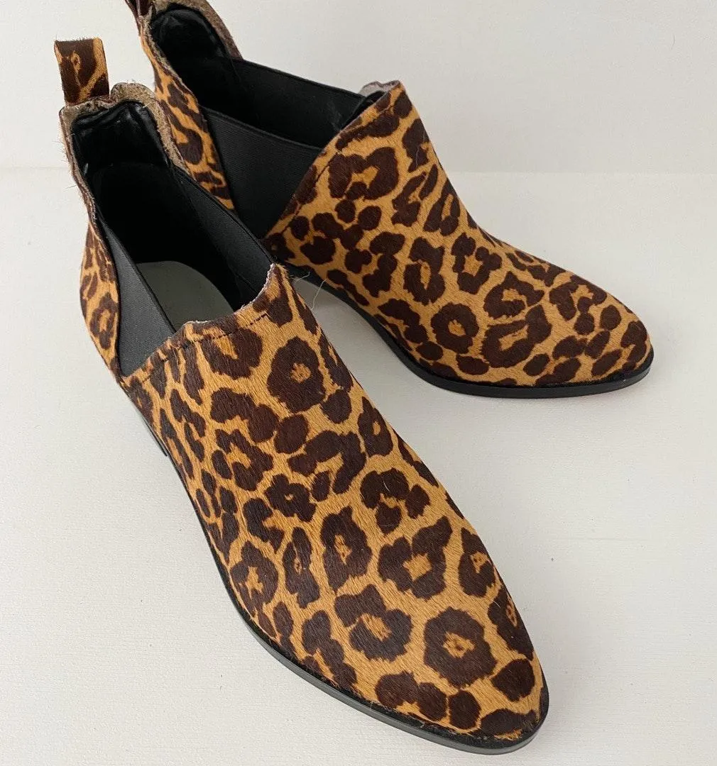 1. State Women’s Leopard Booties IDRUS Size 6.5 - Image 2