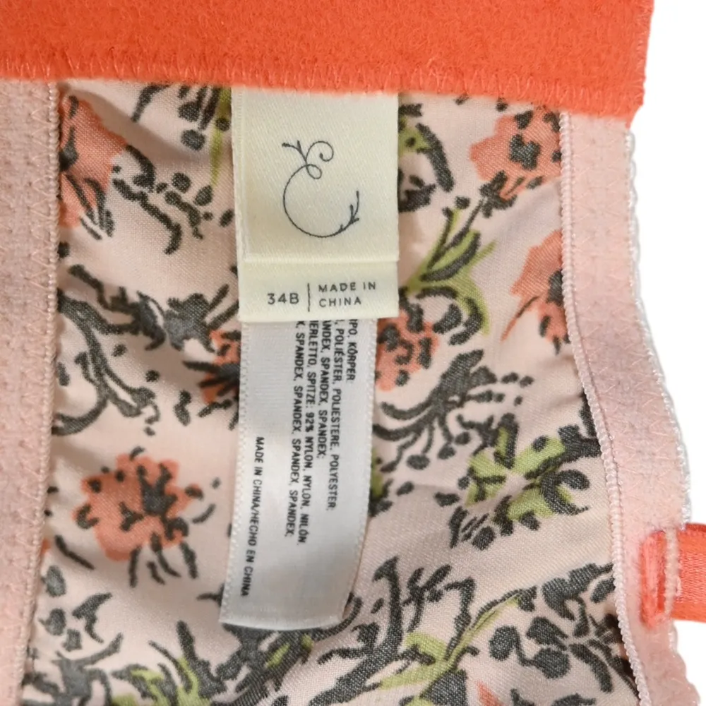 By Eloise Floral Underwire Bra from Anthropologie Womens 34B - Image 9