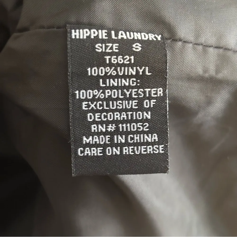 Hippie Laundry Faux Leather Embroidered Boho Mini Skirt Sz S - Image 6