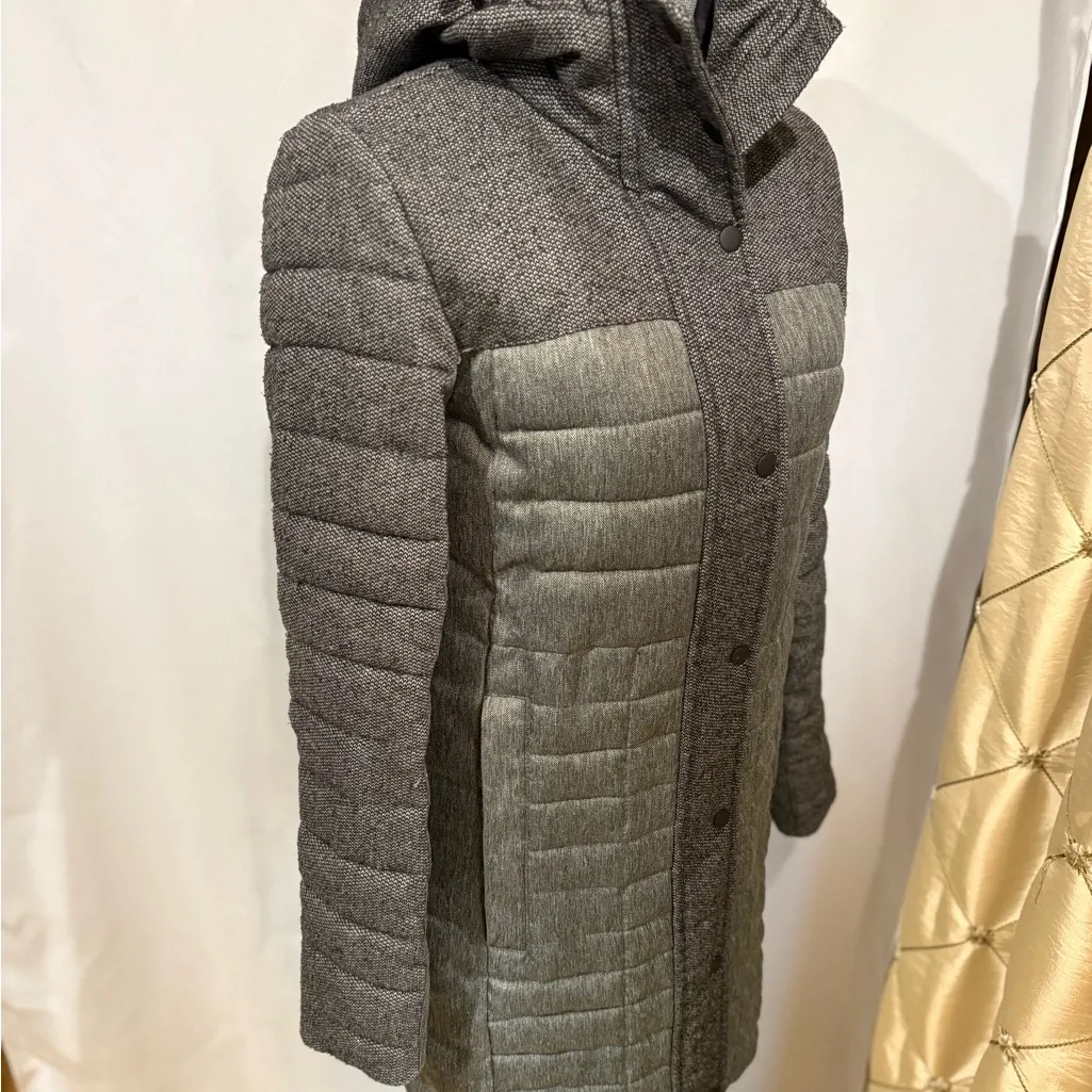 Superdry Elements Tweed Hooded Parka Jacket with hood, Sz 6 - Image 11