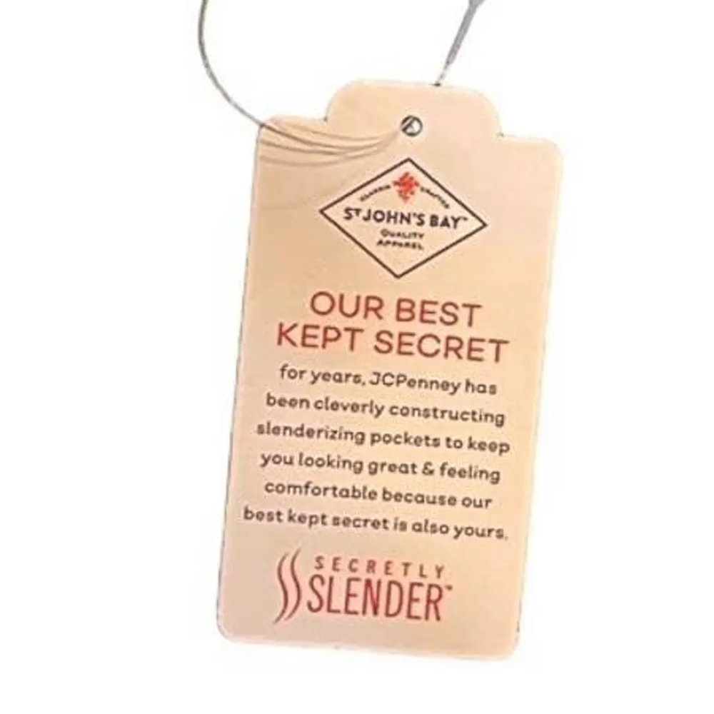 NWT ~ ST JOHNS BAY Mid Rise Oregano Green Casual Capri Pants ~ Women's Size 6 - Image 7