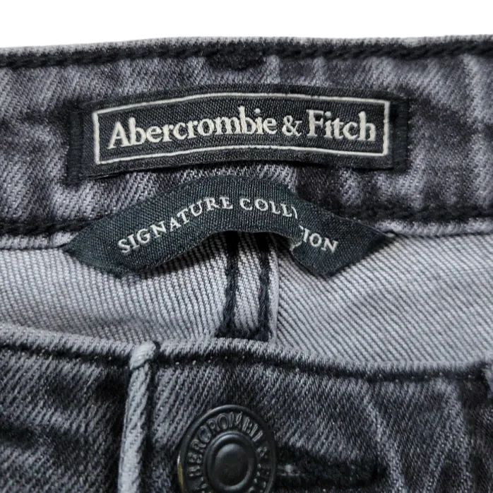 Abercrombie & Fitch Jeans Size 24 Signature Collection High Rise Girlfriend Jean - Image 5
