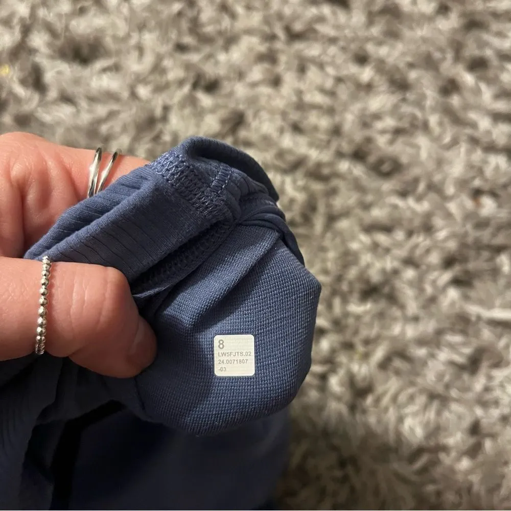 align 25” ribbed leggings oasis blue size 8 - Image 5