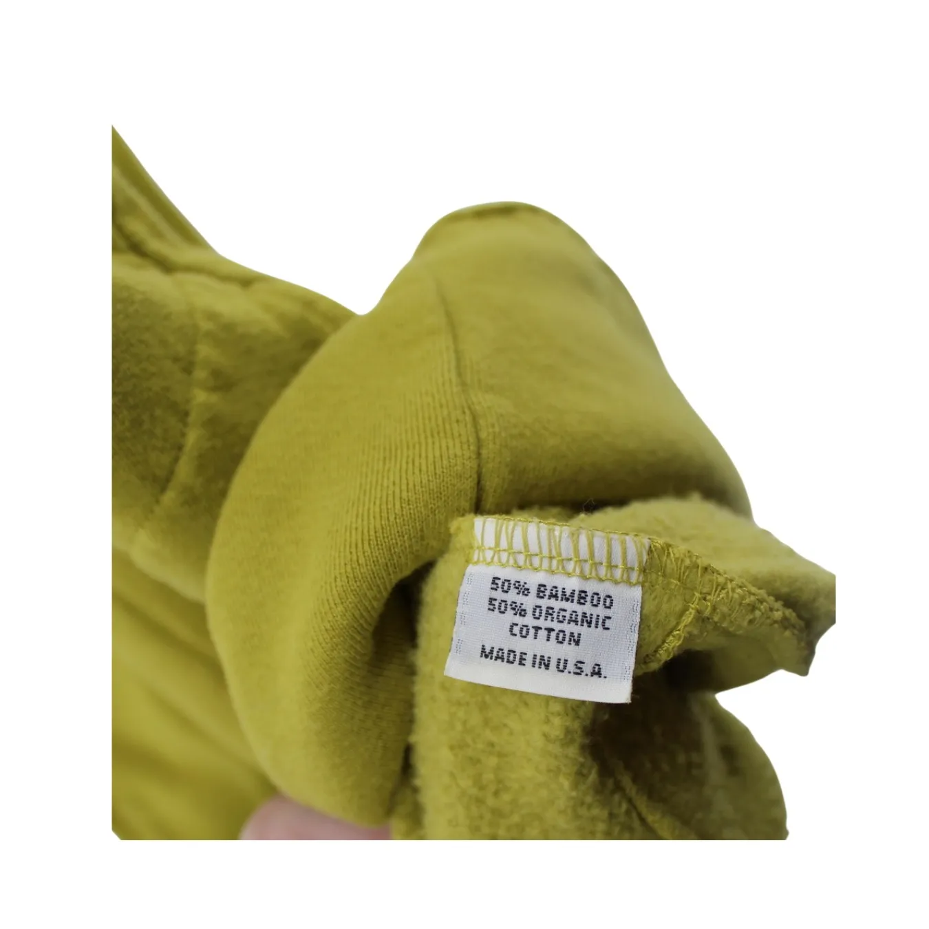 Bryn Walker XL Green Open Front Vest Bamboo Cotton USA Made - Image 6