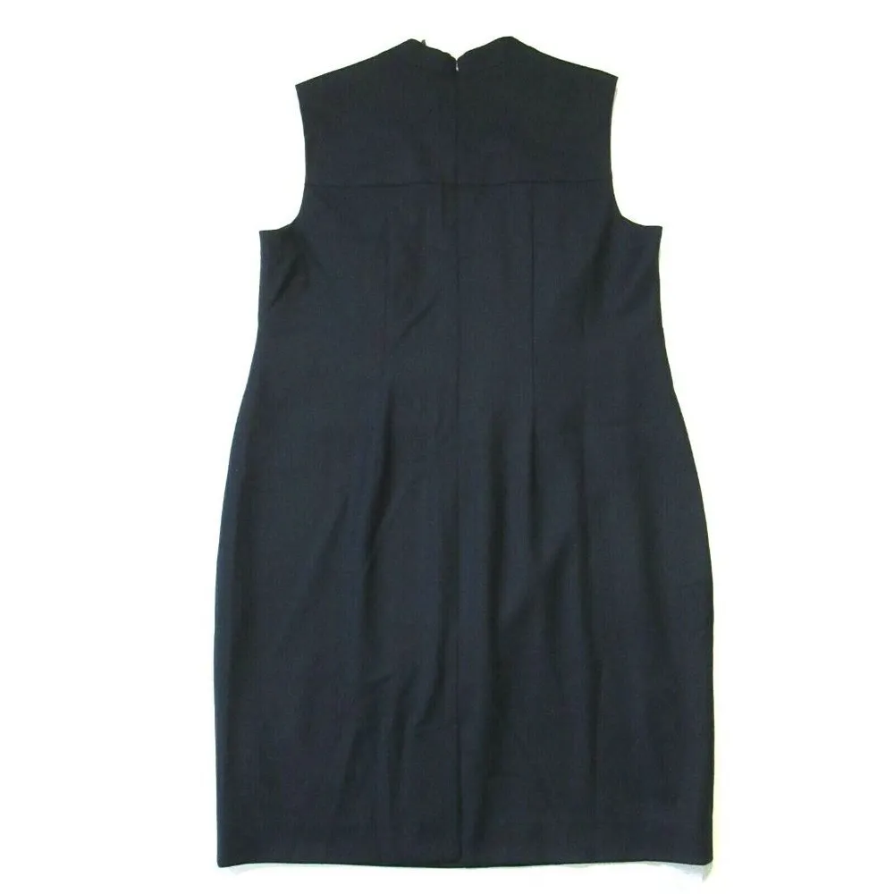 NWT MM. Lafleur Lucinda 2.0 in Ink Sharkskin Stretch Wool Sheath Dress +1 $325 - Image 6